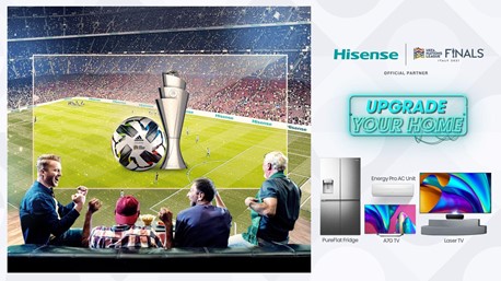 HISENSE CONTINUES TO SUPPORT EUROPEAN FOOTBALL AS AN